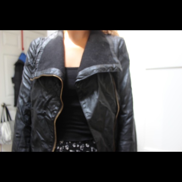 Faux leather jacket from Urban Outfitters - Picture 1 of 2